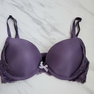 Victoria's Secret dream angels push up bra purple